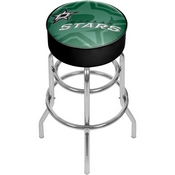 NHL Chrome Bar Stool with Swivel - Watermark - Dallas Stars, NHL1000-DS-WM