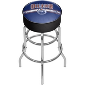 NHL Chrome Bar Stool with Swivel - Edmonton Oilers, NHL1000-EO2