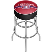 NHL Chrome Bar Stool with Swivel - Montreal Canadiens, NHL1000-MC2
