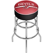 NHL Chrome Bar Stool with Swivel - New Jersey Devils, NHL1000-NJD2