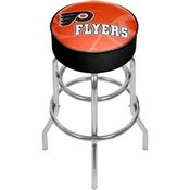 NHL Chrome Bar Stool with Swivel - Watermark - Philadelphia Flyers, NHL1000-PF-WM