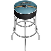 NHL Chrome Bar Stool with Swivel - San Jose Sharks, NHL1000-SJS2