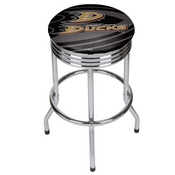 NHL Chrome Ribbed Bar Stool - Anaheim Ducks, NHL1005-AD