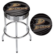 NHL Chrome Ribbed Bar Stool - Anaheim Ducks, NHL1005-AD