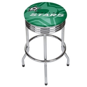 NHL Chrome Ribbed Bar Stool - Dallas Stars, NHL1005-DS