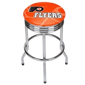 NHL Chrome Ribbed Bar Stool - Philledelphia Flyers, NHL1005-PF