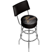 NHL Swivel Bar Stool with Back - Watermark - Anaheim Ducks, NHL1100-AD-WM