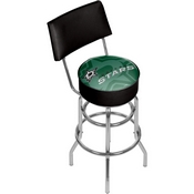 NHL Swivel Bar Stool with Back - Watermark - Dallas Stars, NHL1100-DS-WM
