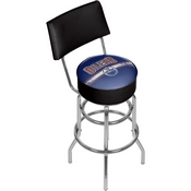 NHL Swivel Bar Stool with Back - Edmonton Oilers, NHL1100-EO2