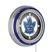 Vintage Toronto Maple Leafs Neon Clock - 14 in Diameter, NHL1400-TMLV