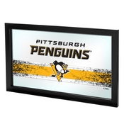 NHL Framed Logo Mirror - Pittsburgh Penguins, NHL1505-PP2