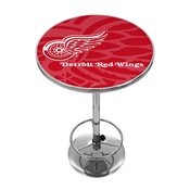 NHL Chrome Pub Table - Watermark - Detroit Redwings, NHL2000-DR-WM