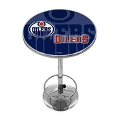 NHL Chrome Pub Table - Watermark - Edmonton Oilers, NHL2000-EO-WM