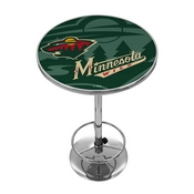 NHL Chrome Pub Table - Watermark - Minnesota Wild, NHL2000-MW-WM