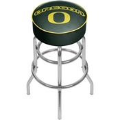 University of Oregon Chrome Bar Stool with Swivel, ORG1000-DUCK