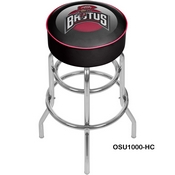 Ohio State Rushing Brutus Padded Bar Stool, OSU1000-HC