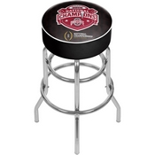 Ohio State National Champions Chrome Bar Stool with Swivel - Fade, OSU1000-NC1