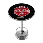 Ohio State University National Champions Chrome Pub Table - Fade, OSU2000-NC1