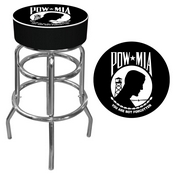 POW Logo Padded Bar Stool - Made In USA, POW1000-1