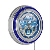 United States Air Force Neon Clock - 14 inch Diameter, USAF1400