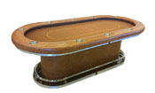 Outback Hold'em Poker Table with Round Pedestal Base, PM-OUTBACK1