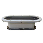 Outback Hold'em Poker Table with Round Pedestal Base, PM-OUTBACK1