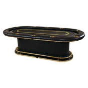 Outback Hold'em Poker Table with Round Pedestal Base, PM-OUTBACK1