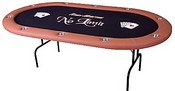 Home Style Texas Hold'em Poker Table (No Dealer Spot) CUSTOMIZABLE, AGS-PT10S